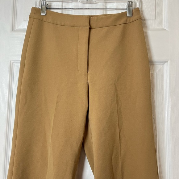 & Other Stories High Rise Wide Leg Tan Trousers Pants - Size 8 - Picture 5 of 8